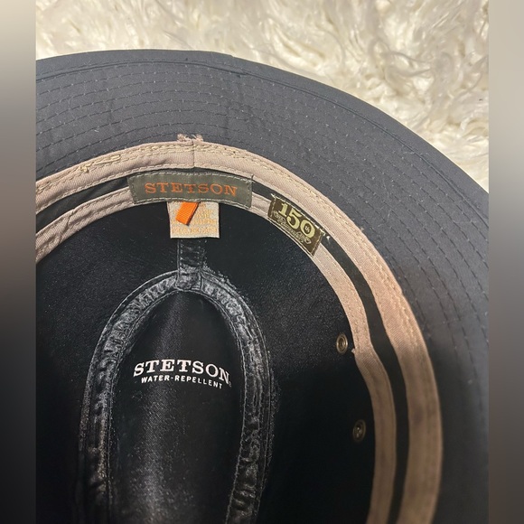 Stetson Black Water-Repellent Hat 150th Anniversary - Picture 8 of 12